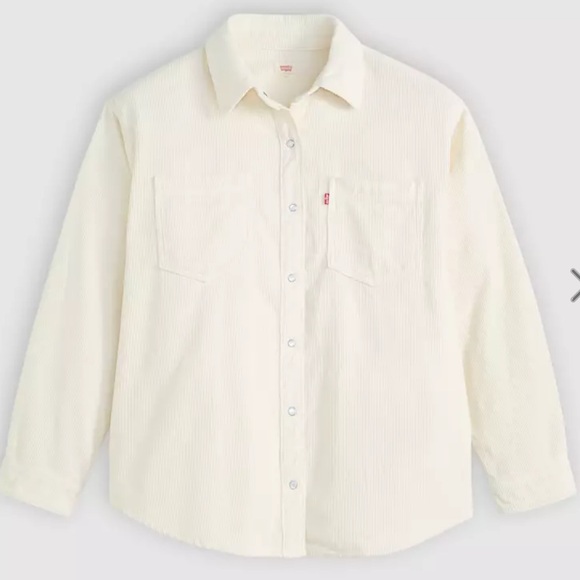Levi’s M oversized corduroy button down shirt/jacket - Picture 5 of 5